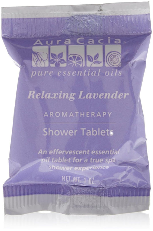 Aura Cacia Aromatherapy Shower Tablets, Relaxing Lavender