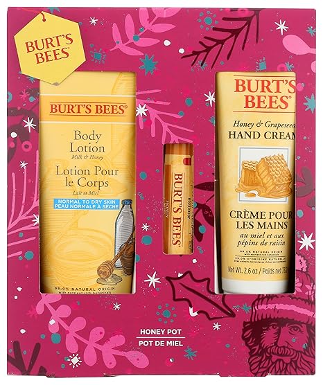 Burts Bees Honey Pot Holiday Gift Kit