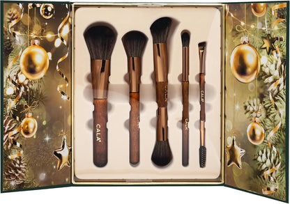 CALA Truffle Delight 5 PC Makeup Brush Collection (Holiday Limited Edition)