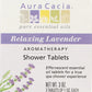 Aura Cacia Shower Relaxing Tablets, Lavender