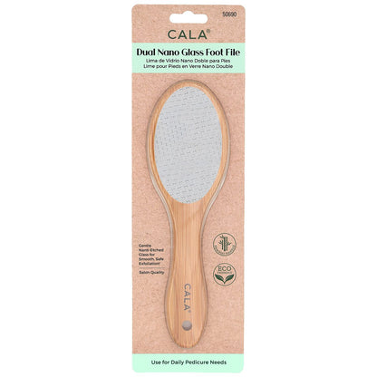 CALA DUAL NANO GLASS FOOT FILE (BAMBOO)