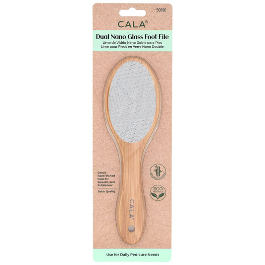 CALA DUAL NANO GLASS FOOT FILE (BAMBOO)