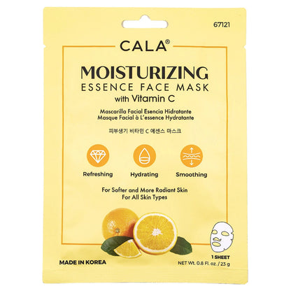 Cala Moisturizing Essence Facial Mask: Vitamin C (10 pks)