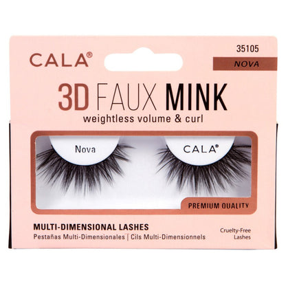 CALA 3D FAUX MINK LASHES: NOVA