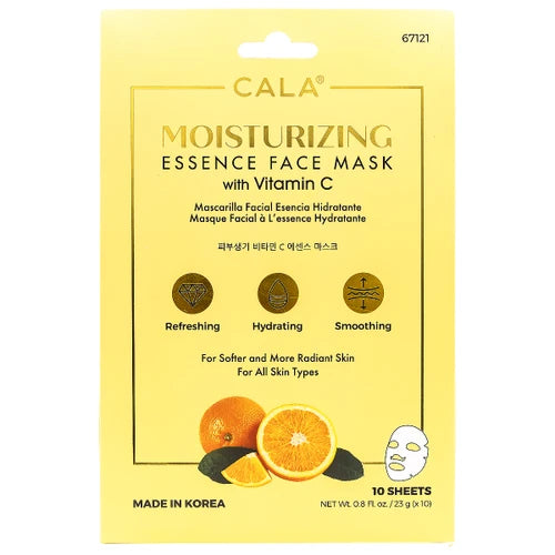 Cala Moisturizing Essence Facial Mask: Vitamin C (10 pks)