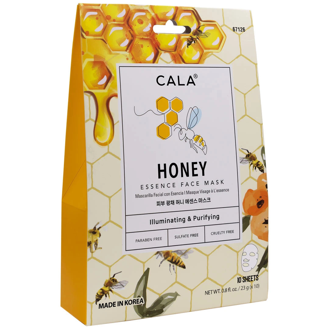Cala Illuminating Essence Facial Mask: Honey (10 pks)