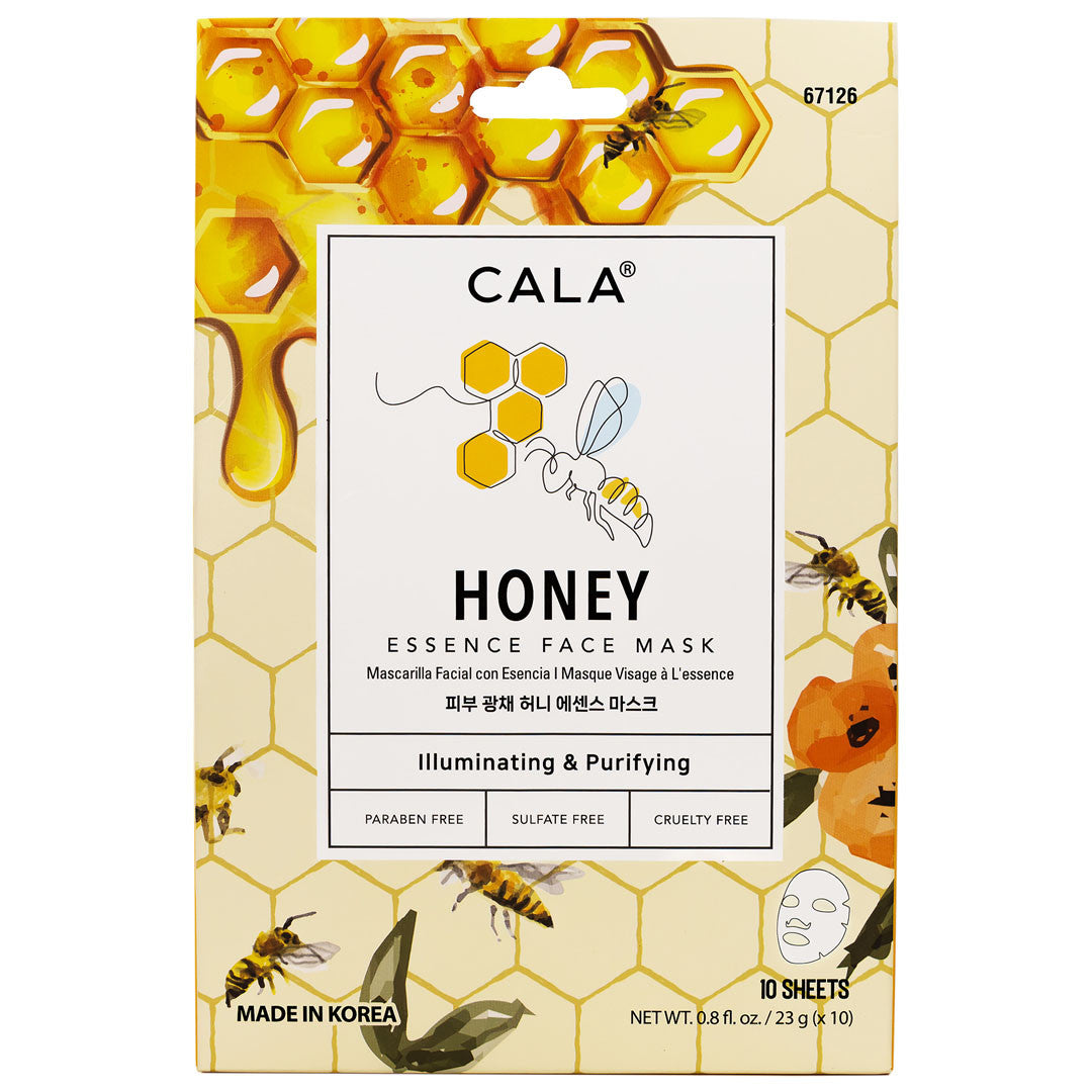 Cala Illuminating Essence Facial Mask: Honey (10 pks)