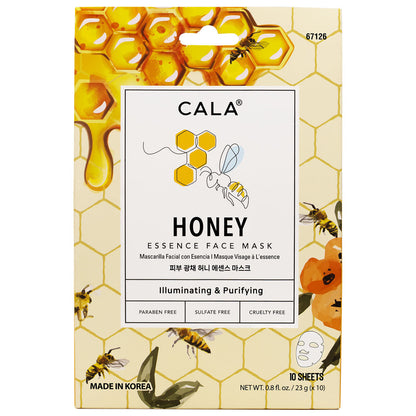 Cala Illuminating Essence Facial Mask: Honey (10 pks)