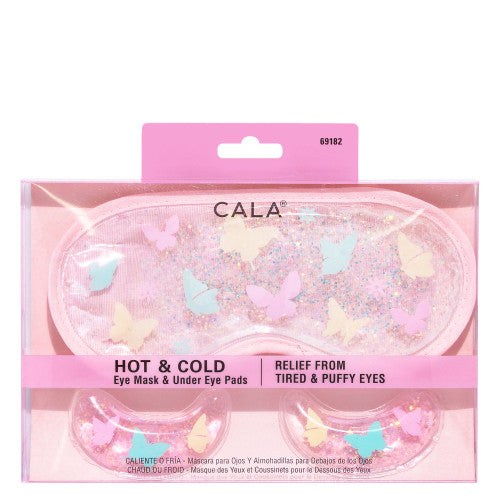 CALA HOT & COLD EYE MASK SET (BUTTERFLY)