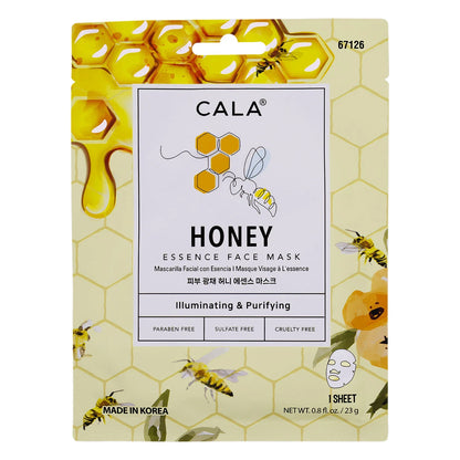 Cala Illuminating Essence Facial Mask: Honey (10 pks)