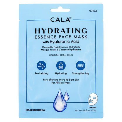 Cala Hydrating Essence Facial Mask: Hyaluronic Acid (10 pks)