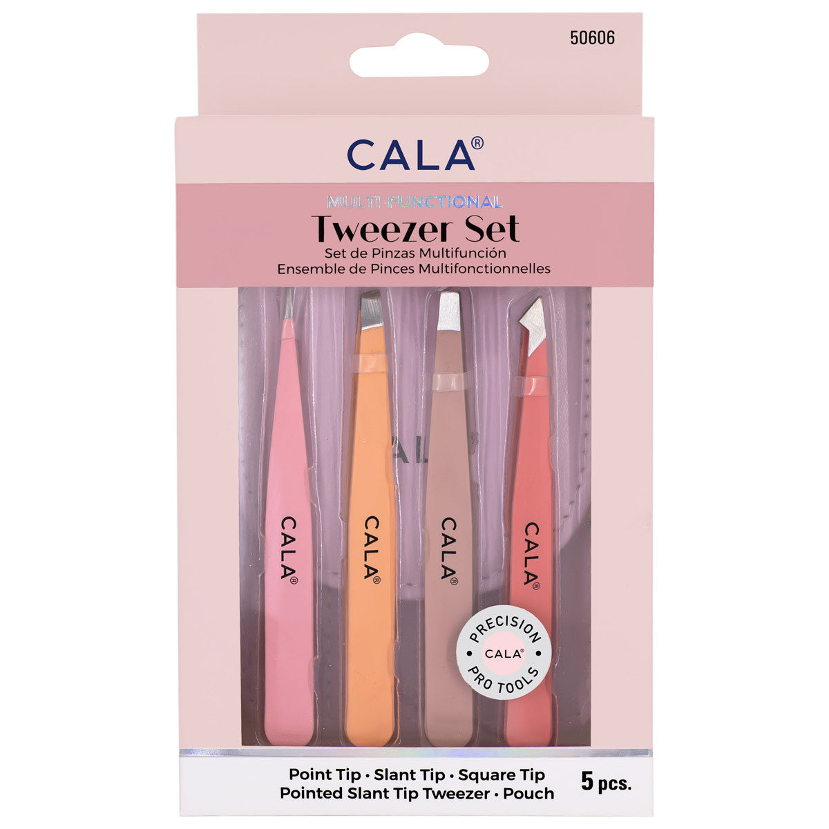 CALA MULTI-FUNCTIONAL TWEEZER SET (5 PCS)