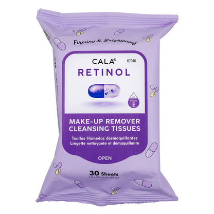 CALA Makeup Remover Cleansing Tissues: Retinol (30 Sheets)