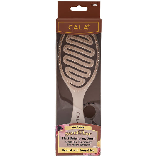 CALA SCENTFLOW FLEXI DETANGLING BRUSH: NOIR BLOOM