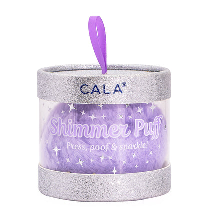 CALA SHIMMER BODY PUFFS: LAVENDER