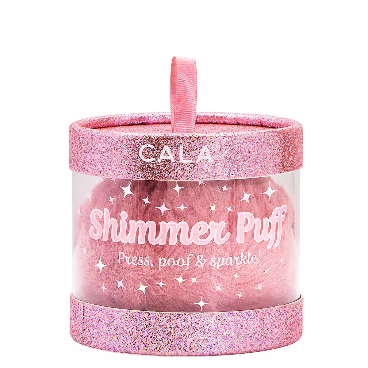 CALA SHIMMER BODY PUFFS: PINK