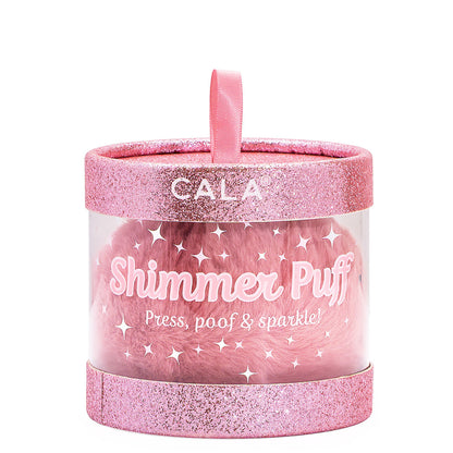 CALA SHIMMER BODY PUFFS: PINK