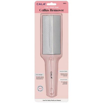 CALA 3-IN-1 PEDICURE FILE (PINK)