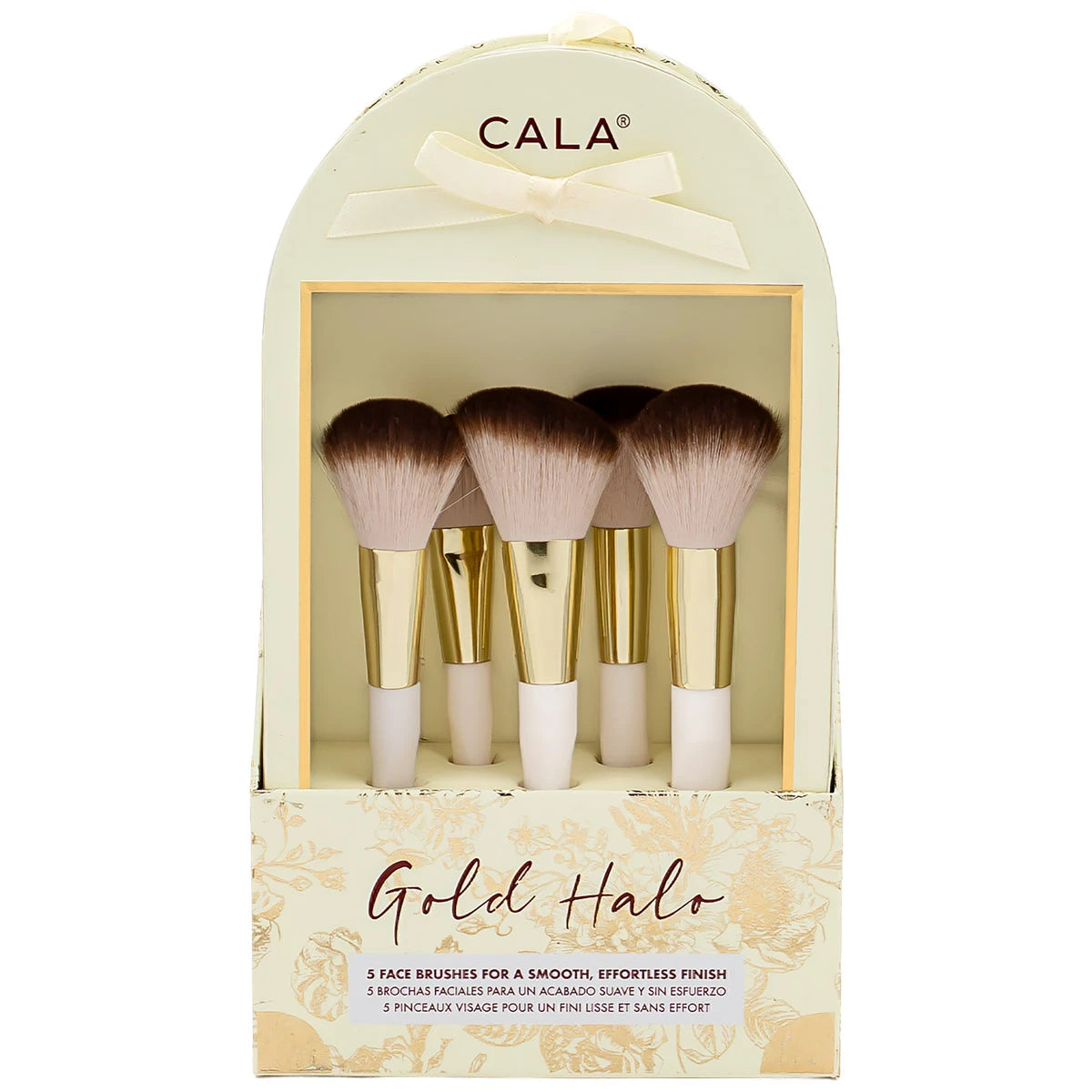 CALA Gold Halo 5-Piece Face Brush Set