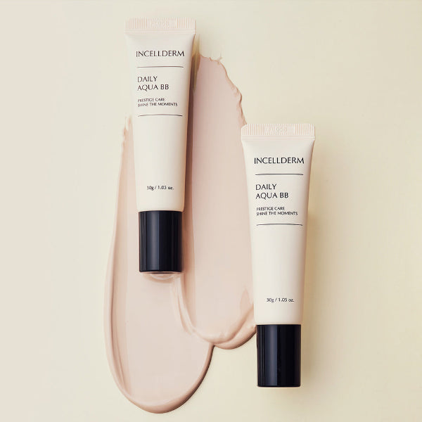 Close-up of BB cream blending into skin, showcasing natural coverage and glow.