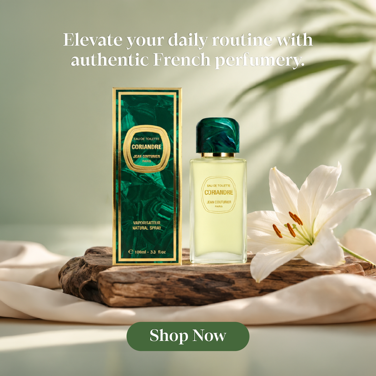 Jean Couturier Coriandre Eau de Toilette (Natural Spray)