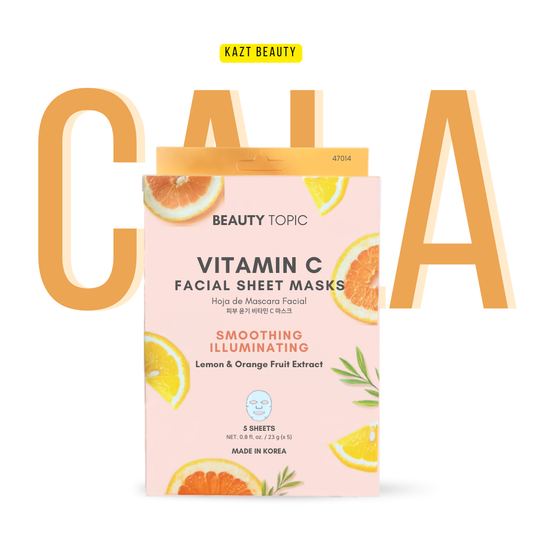 Beauty Topic Vitamin C Facial Mask, 5 Sheets