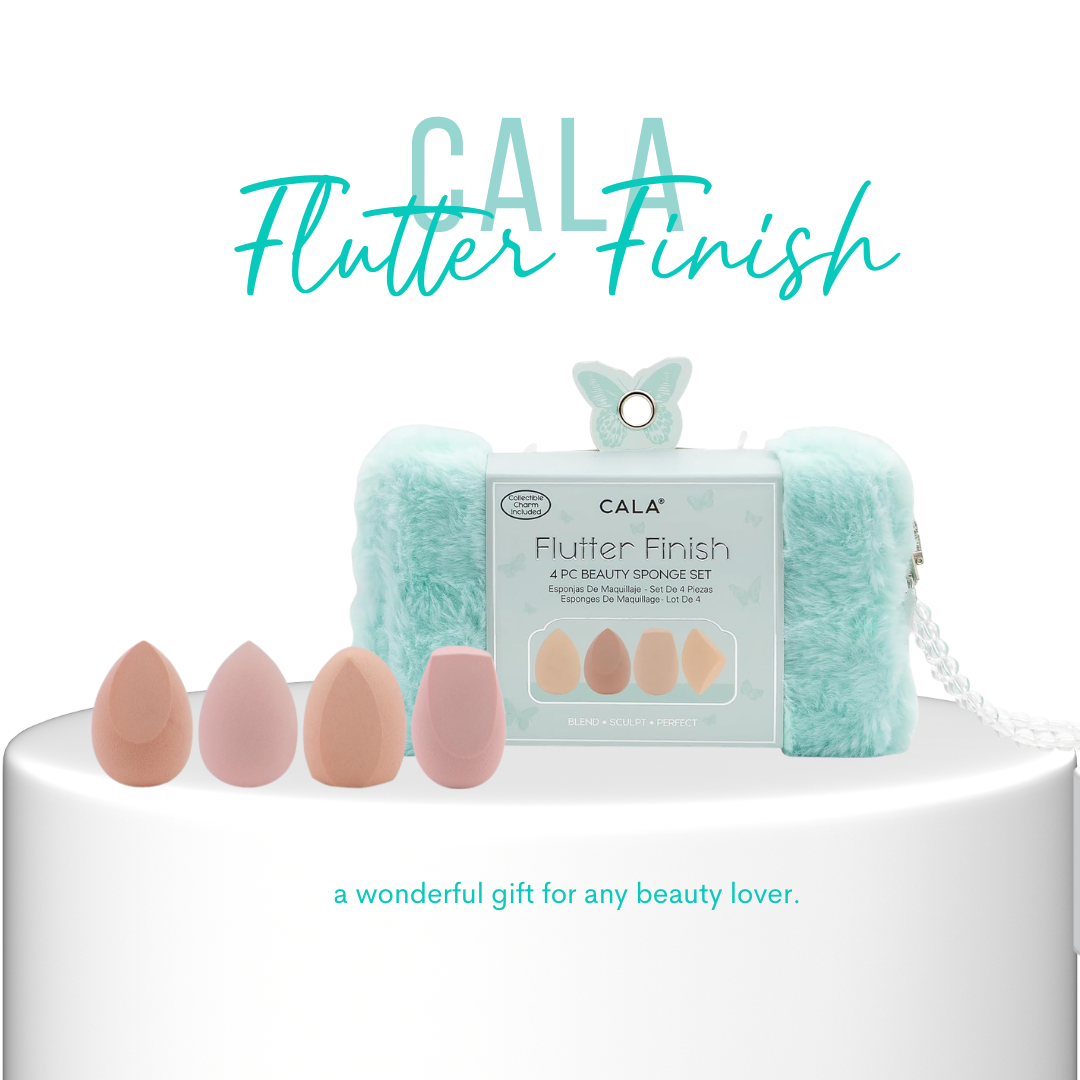 CALA FLUTTER FINISH BLENDING SPONGE SET (4PCS)