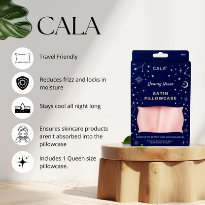 CALA SATIN PILLOWCASE (BLUSH)