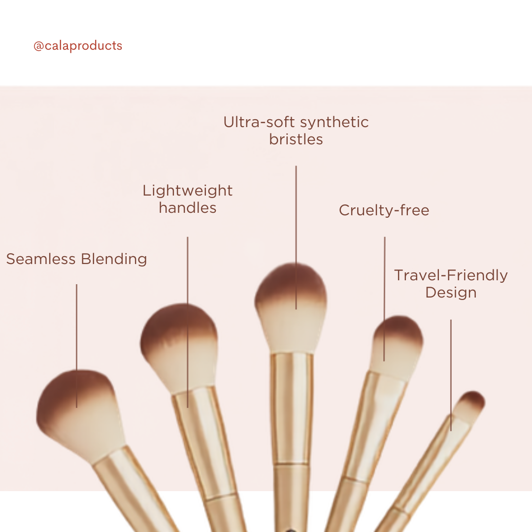 CALA SHINE & DEFINE BRUSH SET (5PCS)