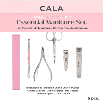 CALA EESSENTIAL Manicure Set 6PCS+Travel Pouch