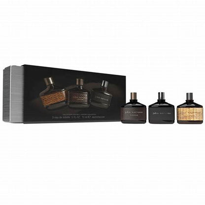 JOHN VARVATOS Gift Set 3 x 0.5 Oz EDT Splash JOHN VARVATOS, VINTAGE, ARTISAN MEN