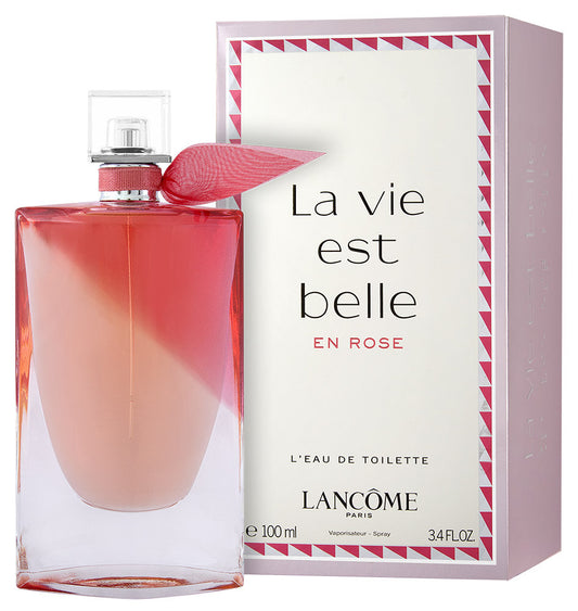 La Vie Est Belle En Rose by Lancome L'EAU DE TOILETTE for Women 3.4oz / 100mlEdt