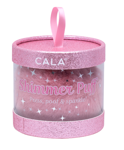 CALA SHIMMER BODY PUFFS: PINK