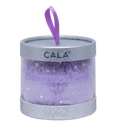 CALA SHIMMER BODY PUFFS: LAVENDER