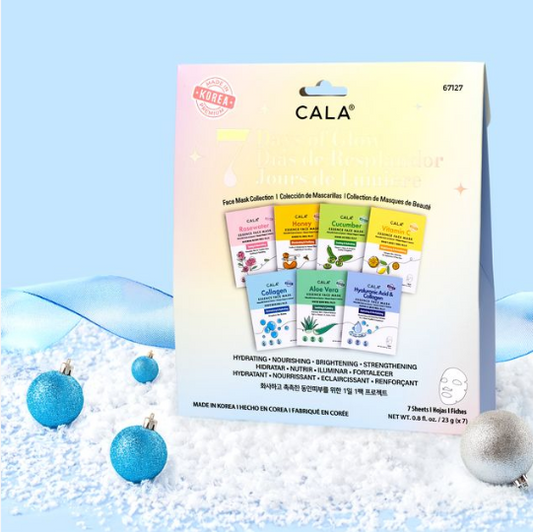 CALA 7 DAYS OF GLOW ESSENCE FACE MASKS(7PCS)