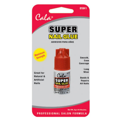 CALA Super Nail Glue, Professional Salon Quality, 3g, Pack of 6