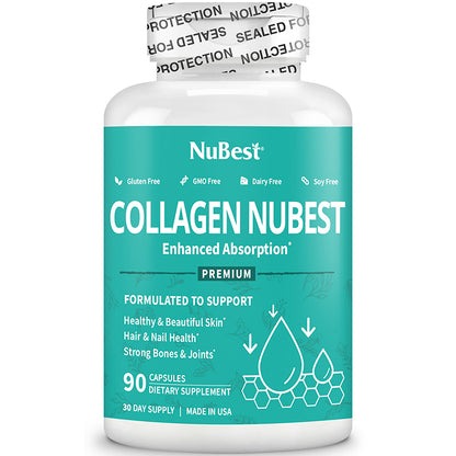 Collagen NuBest, Healthy Skin, Hair & Nails, 90 Capsules