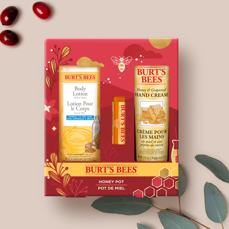 BURTS BEES Honey Pot Gift Set