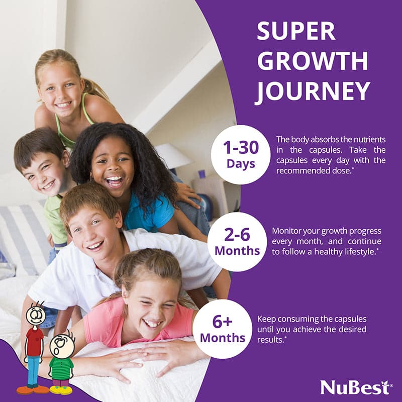 NuBest Tall, for Kids & Teens (5+), Non-Milk Drinkers, 60 Capsules