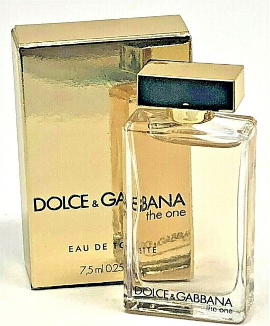 Dolce & Gabbana The One Eau de Toilette Women Mini Splash 0.25 Oz/7.5ml NIB